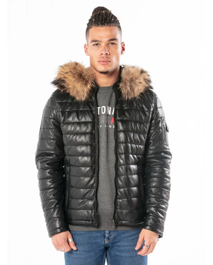 BLOUSON CUIR HOMME DAYTONA – « DARYL »